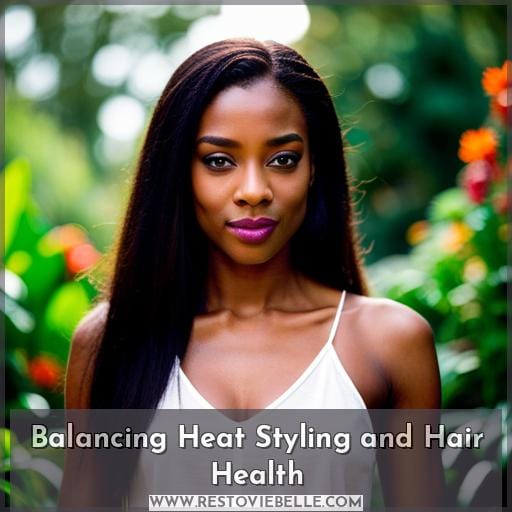 Balancing Heat Styling and Hair Health