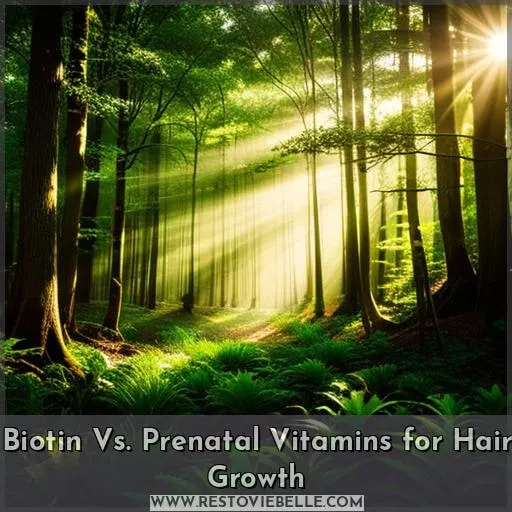 Biotin Vs. Prenatal Vitamins for Hair Growth