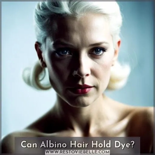 Can Albino Hair Hold Dye