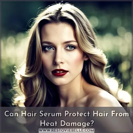 can hair serum be used as heat protectant