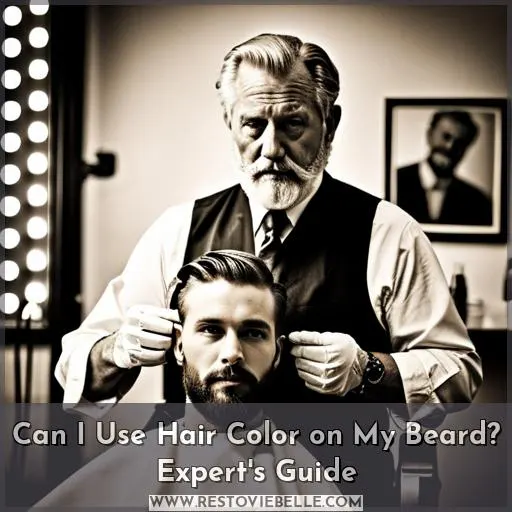 can i use hair color on my beard