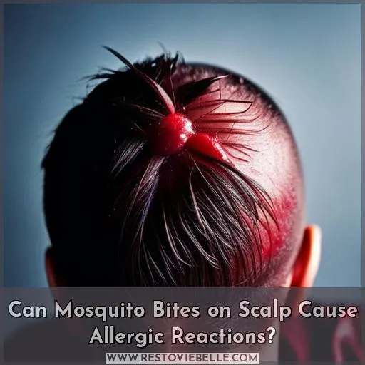 can mosquito bite your scalp