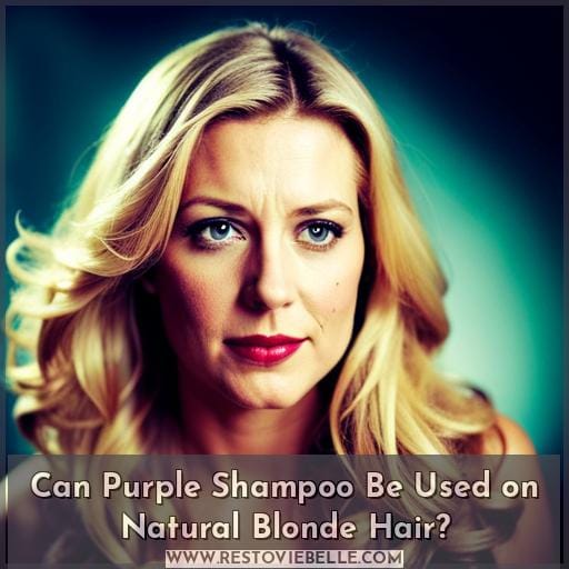Can Purple Shampoo Be Used on Natural Blonde Hair