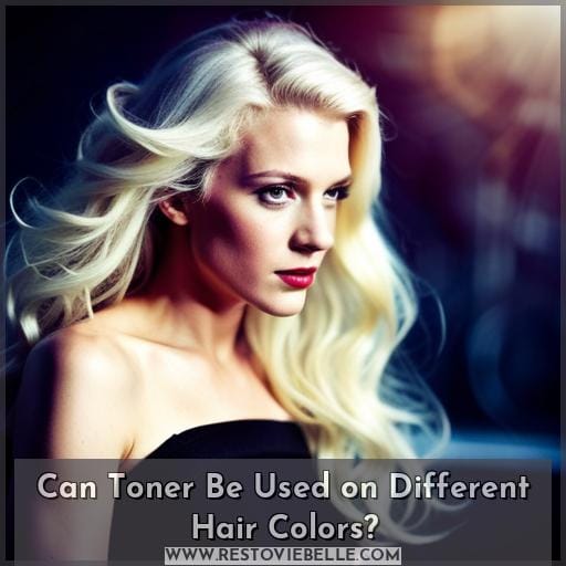 Can Toner Be Used on Different Hair Colors