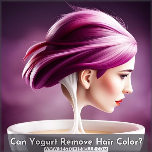 Can Yogurt Remove Hair Color Can Yogurt Remove Hair Color