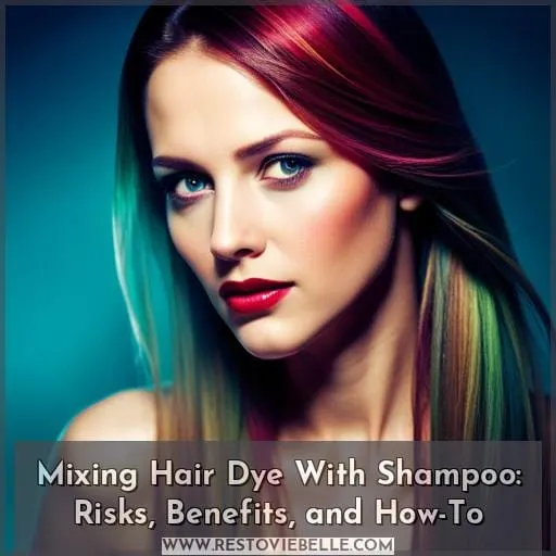 can you mix hair dye with conditioner shampoo