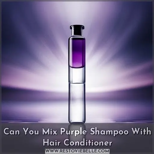 Can You Mix Purple Shampoo With Hair Conditioner