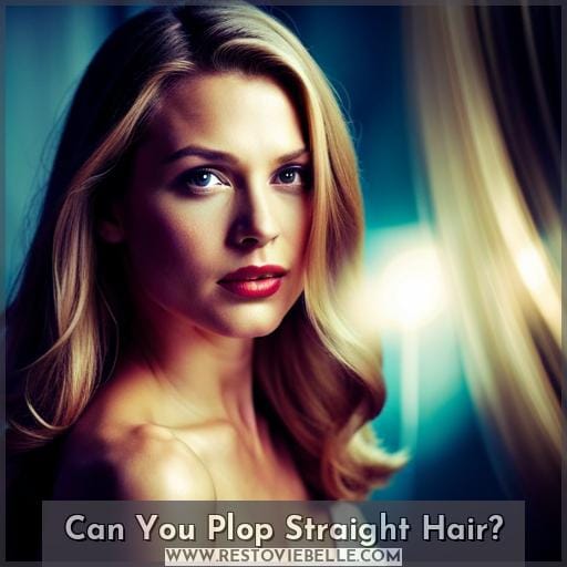 Can You Plop Straight Hair