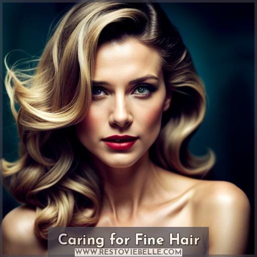 Caring for Fine Hair