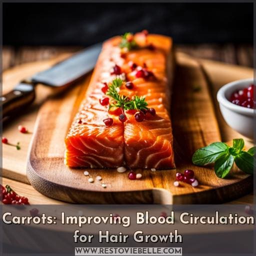 Carrots: Improving Blood Circulation for Hair Growth