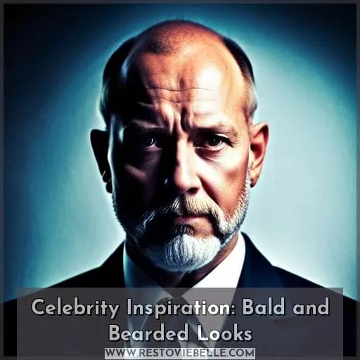 Celebrity Inspiration: Bald and Bearded Looks