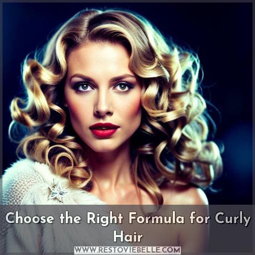 Choose the Right Formula for Curly Hair