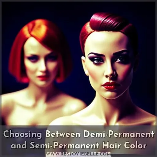 Choosing Between Demi-Permanent and Semi-Permanent Hair Color