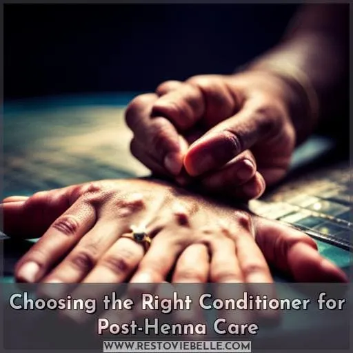 Choosing the Right Conditioner for Post-Henna Care