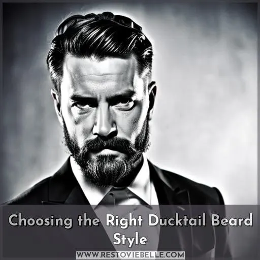 Choosing the Right Ducktail Beard Style