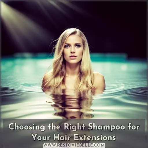 Choosing the Right Shampoo for Your Hair Extensions