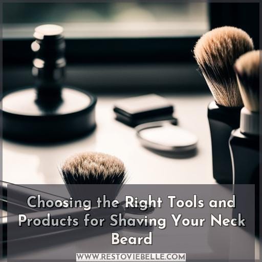 Choosing the Right Tools and Products for Shaving Your Neck Beard