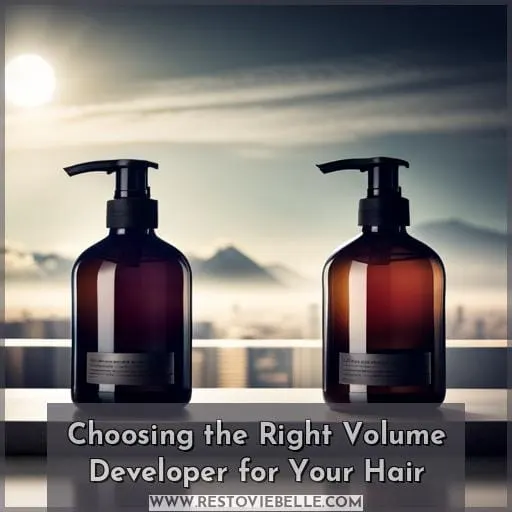Choosing the Right Volume Developer for Your Hair