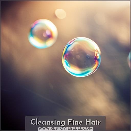 Cleansing Fine Hair