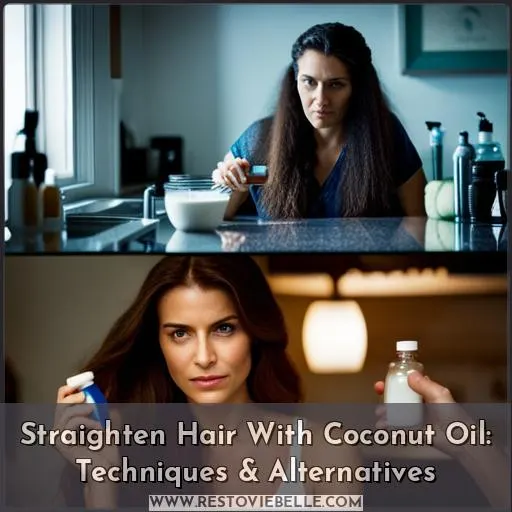 coconut oil for hair straightening