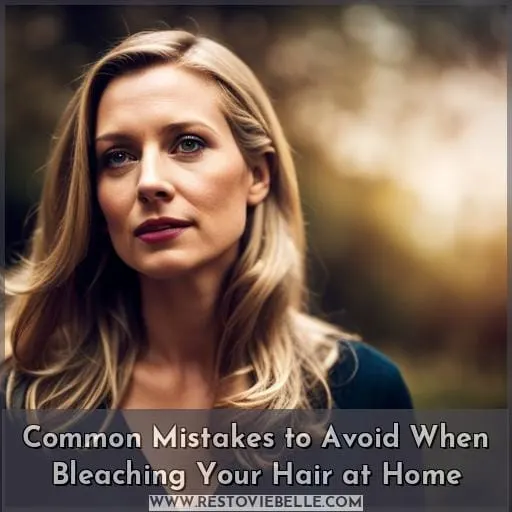 Common Mistakes to Avoid When Bleaching Your Hair at Home