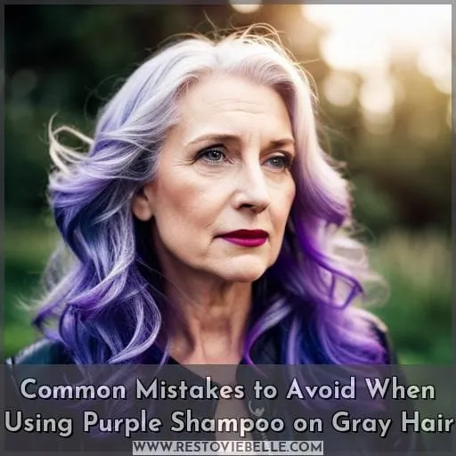 Common Mistakes to Avoid When Using Purple Shampoo on Gray Hair