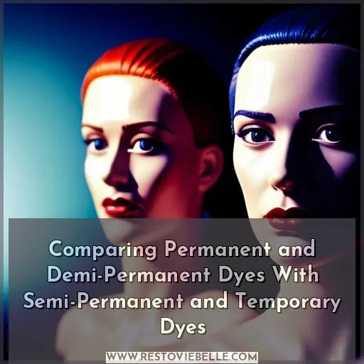 Comparing Permanent and Demi-Permanent Dyes With Semi-Permanent and Temporary Dyes
