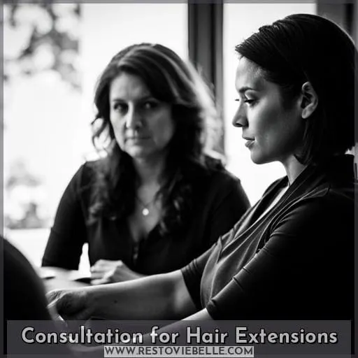 Consultation for Hair Extensions