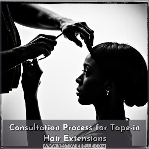 Consultation Process for Tape-in Hair Extensions
