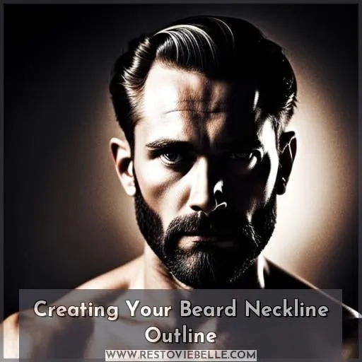 Creating Your Beard Neckline Outline