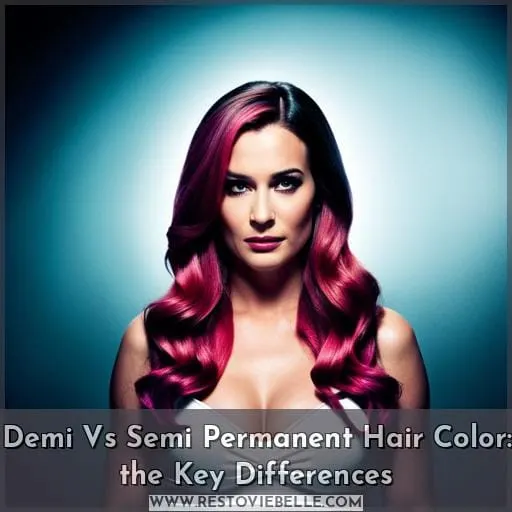 demi vs semi permanent hair color
