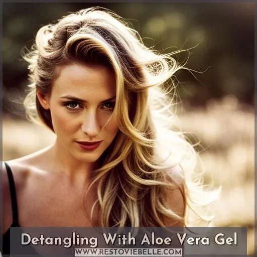 Detangling With Aloe Vera Gel