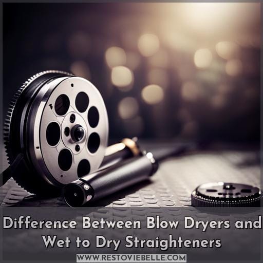 Difference Between Blow Dryers and Wet to Dry Straighteners