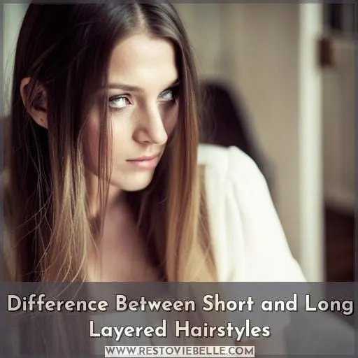 Difference Between Short and Long Layered Hairstyles