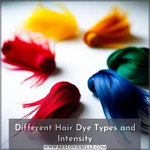 Different Hair Dye Types and Intensity