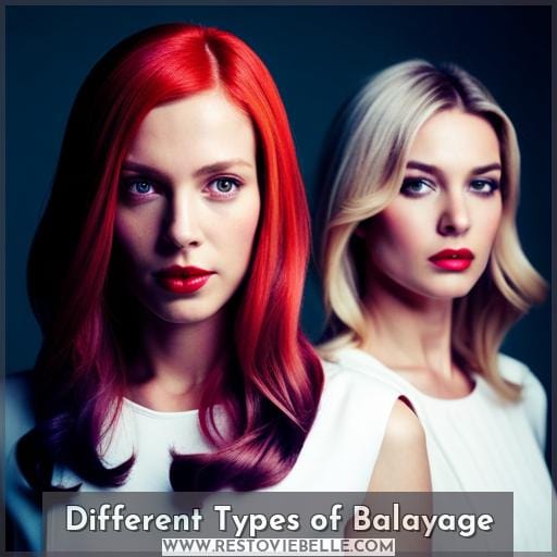 Different Types of Balayage