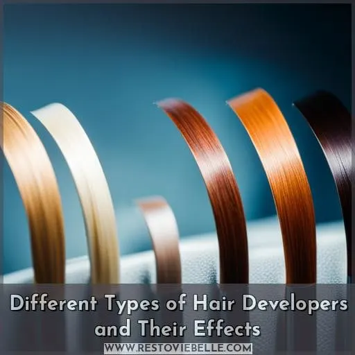 Different Types of Hair Developers and Their Effects