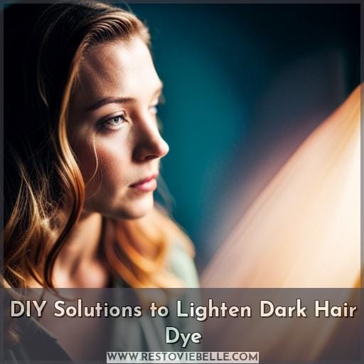 DIY Solutions to Lighten Dark Hair Dye