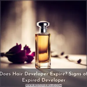 does hair developer expire