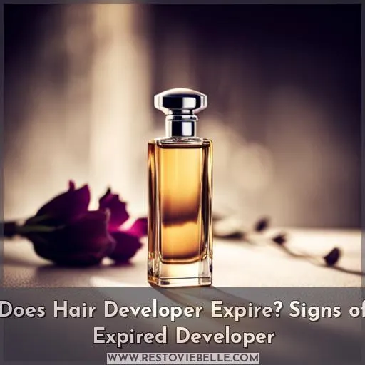 does hair developer expire