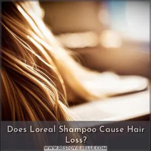 does loreal shampoo cause hair loss