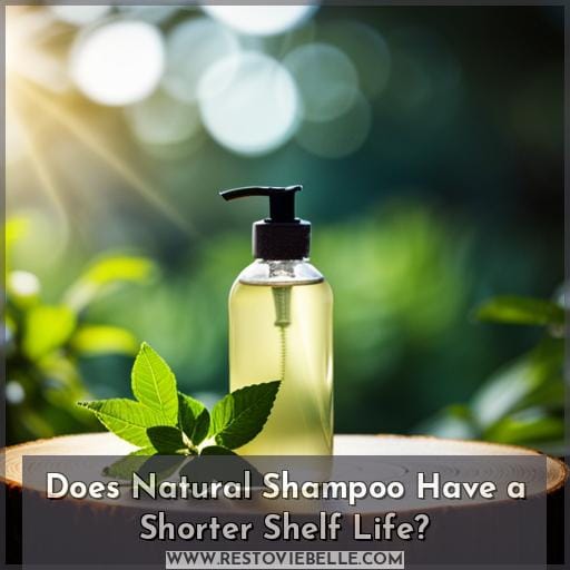 Does Natural Shampoo Have a Shorter Shelf Life