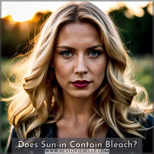 Does Sun-in Contain Bleach