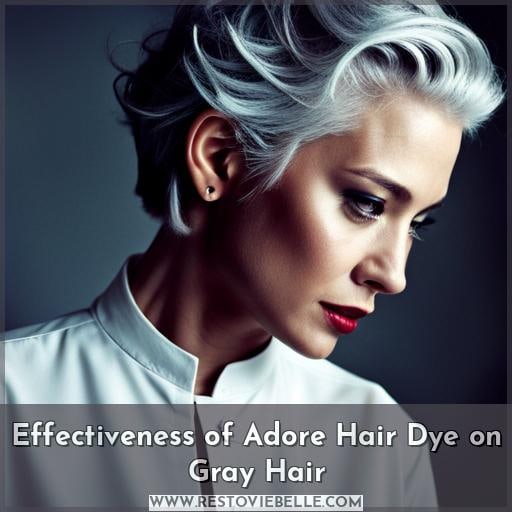 Effectiveness of Adore Hair Dye on Gray Hair