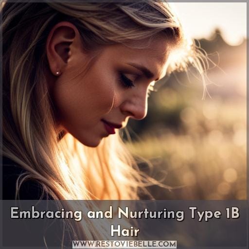 Embracing and Nurturing Type 1B Hair