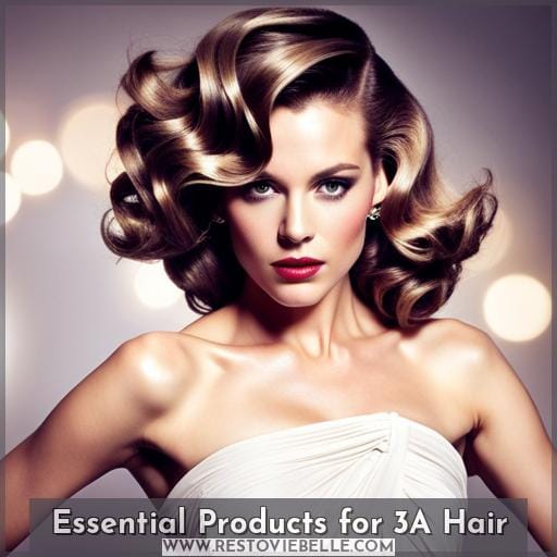 Essential Products for 3A Hair
