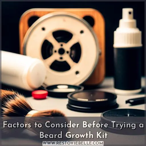Factors to Consider Before Trying a Beard Growth Kit