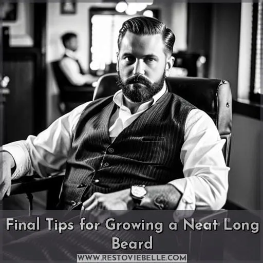Final Tips for Growing a Neat Long Beard