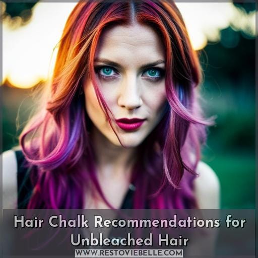 Hair Chalk Recommendations for Unbleached Hair