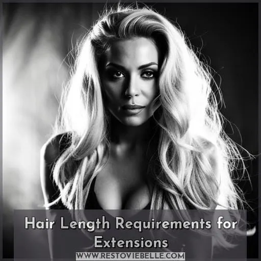 Hair Length Requirements for Extensions